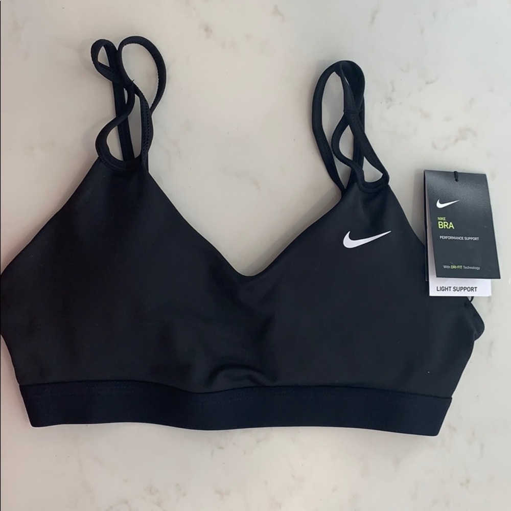 Black Nike Sports Bra size Medium